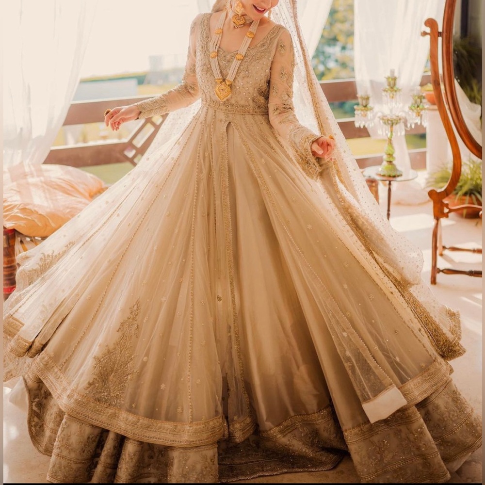 Pakistani/Indian Beautiful reception wedding bridal dress - Picture 7 of 17